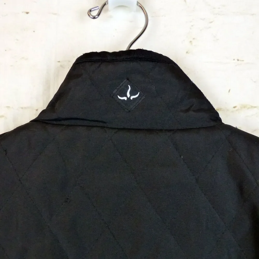 prAna Jacket Womens S Black Full Zip Fleece Line Lightweight Coat Gorpcore FLAW
